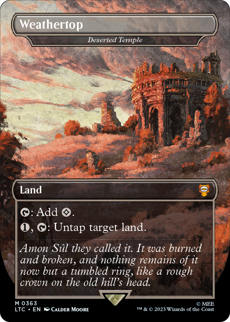 Temple désert (LTC-363) - Tales of Middle-earth Commander / Weathertop (sans bordure) Foil