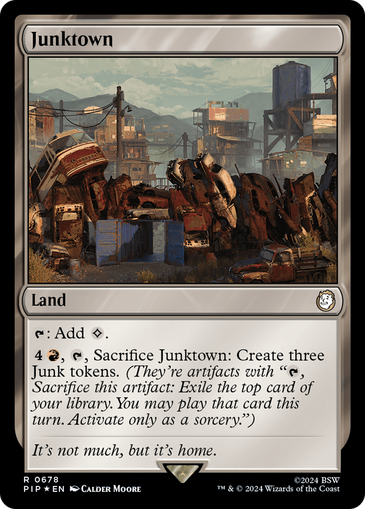 Junktown (Surge Foil) (PIP-678) - Fallout Foil