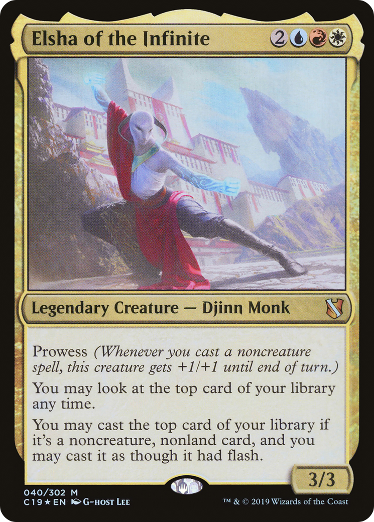 Elsha de l'Infini (C19-040) - Commander 2019 Foil