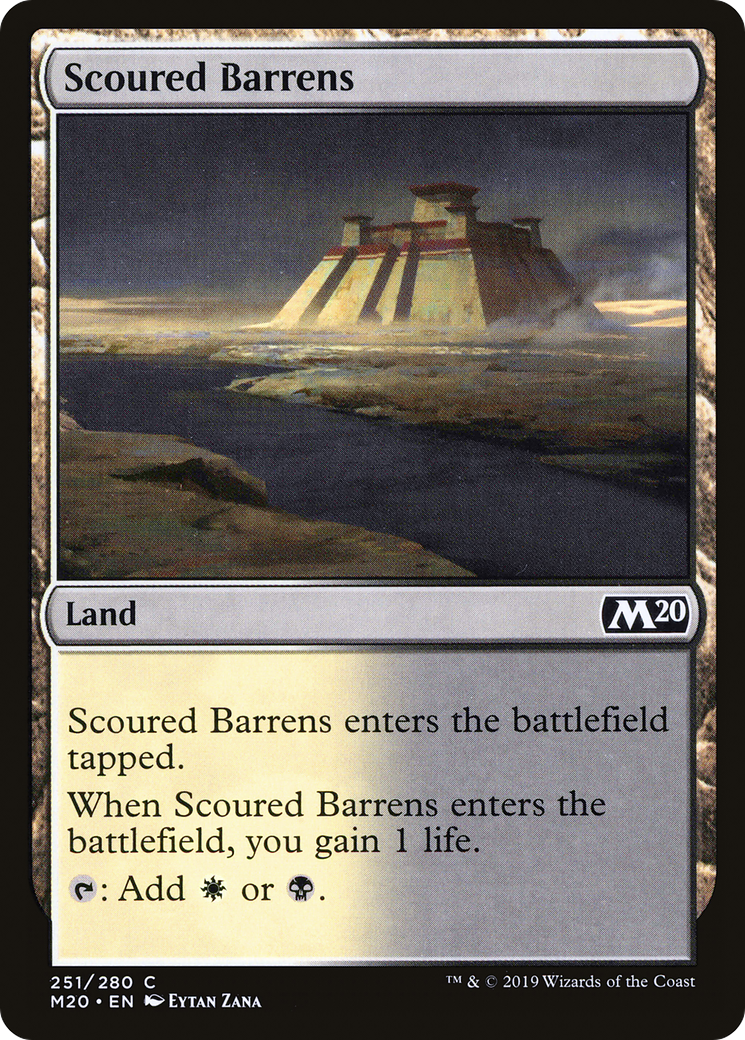 Scoured Barrens (M20-251) - Core Set 2020