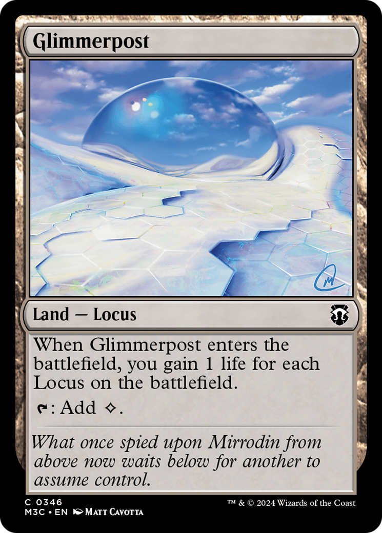 Glimmerpost (M3C-346) - Commandant de Modern Horizons 3