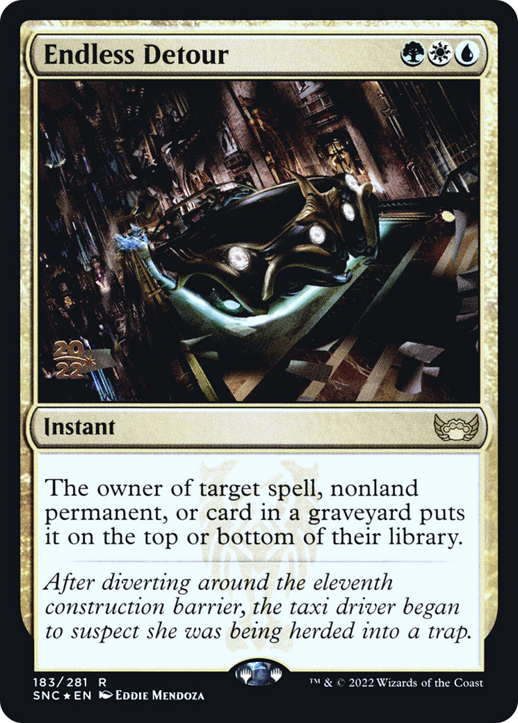 Endless Detour (PRE-183) - Streets of New Capenna Promos Foil