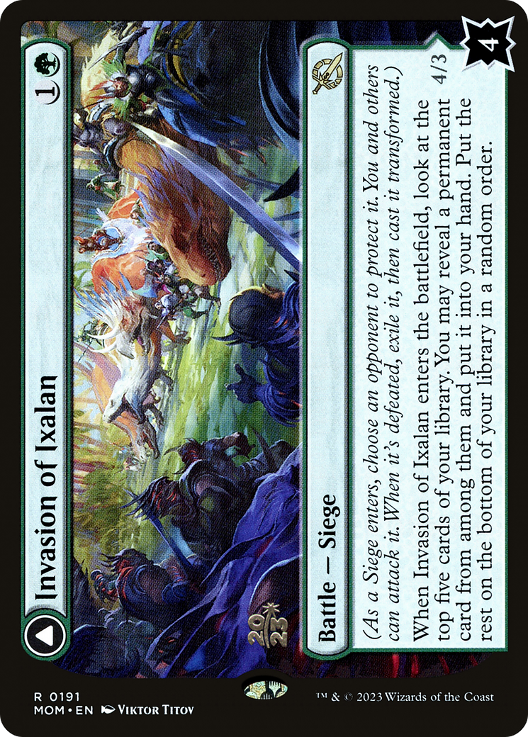 Invasion d'Ixalan // Regisaur belligérant (PMOM-191S) - Promotions March of the Machine