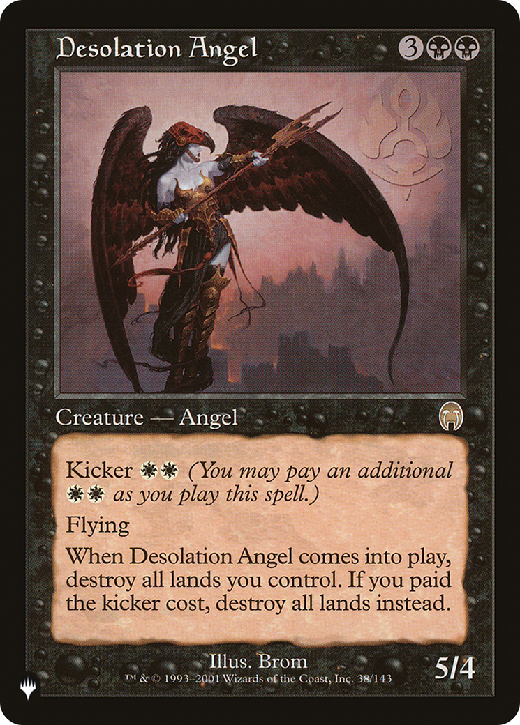 Desolation Angel (LIST-38/143) - The List