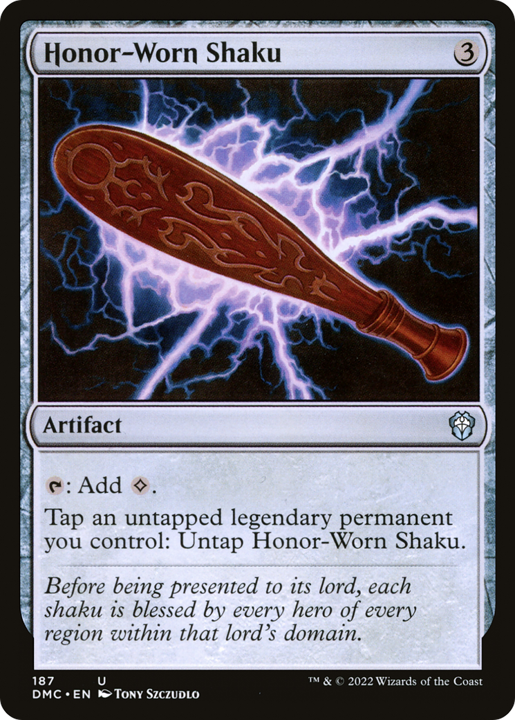 Shaku d'honneur (DMC-187) - Commandant uni de Dominaria