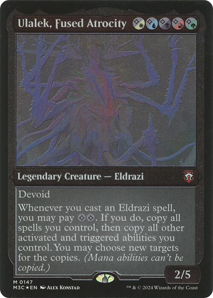 Ulalek, Atrocité fusionnée (M3C-147) - Modern Horizons 3 Commander Etched Foil