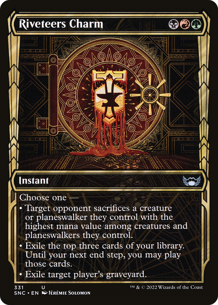 Charme Riveteers (SNC-331) - Rues de New Capenna : (Vitrine) Feuille