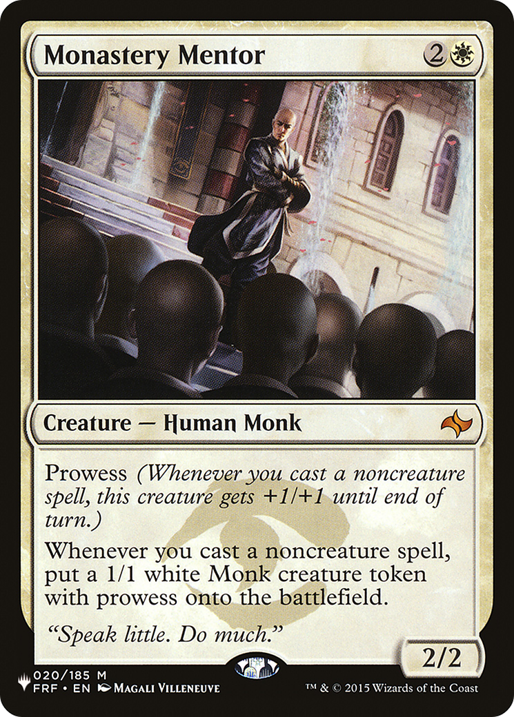 Monastery Mentor (LIST-FRF-20) - The List