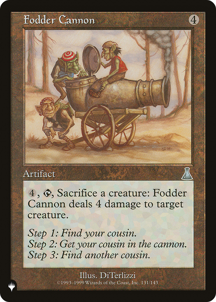 Fodder Cannon (LIST-131/143) - The List