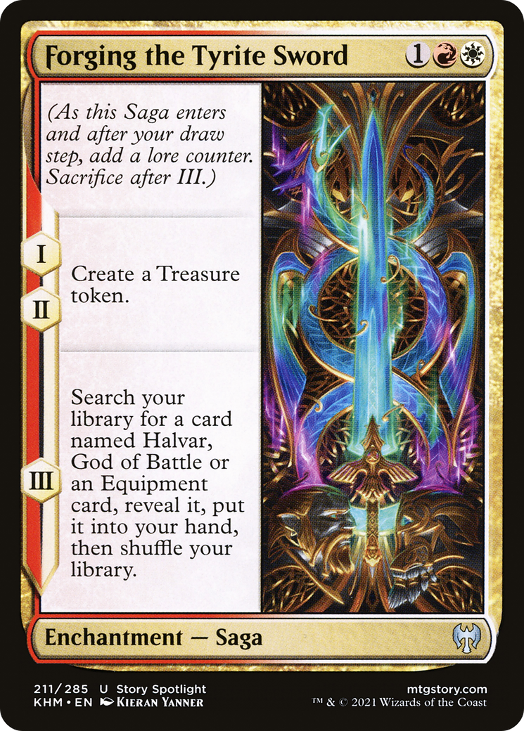 Forger l'épée tyrite (KHM-211) - Kaldheim Foil