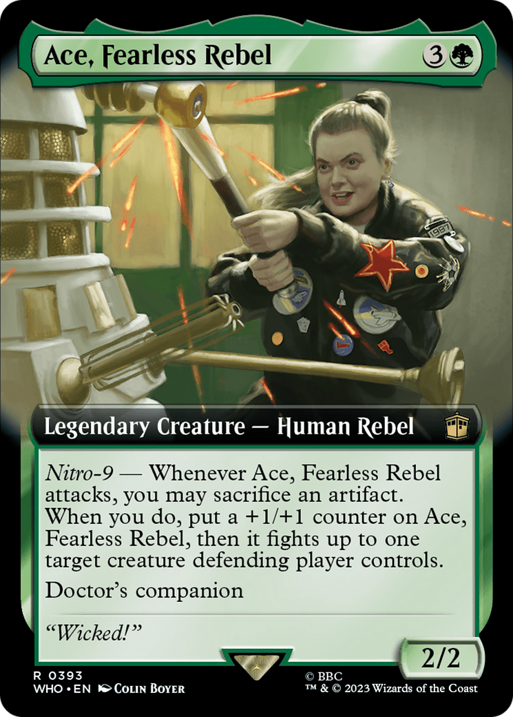 Ace, rebelle intrépide (WHO-393) - Doctor Who : (Extended Art) Foil