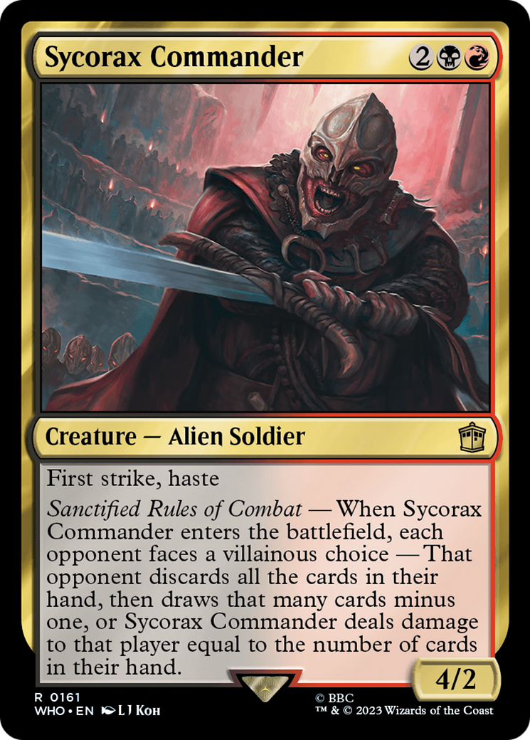 Commandant Sycorax (WHO-161) - Doctor Who