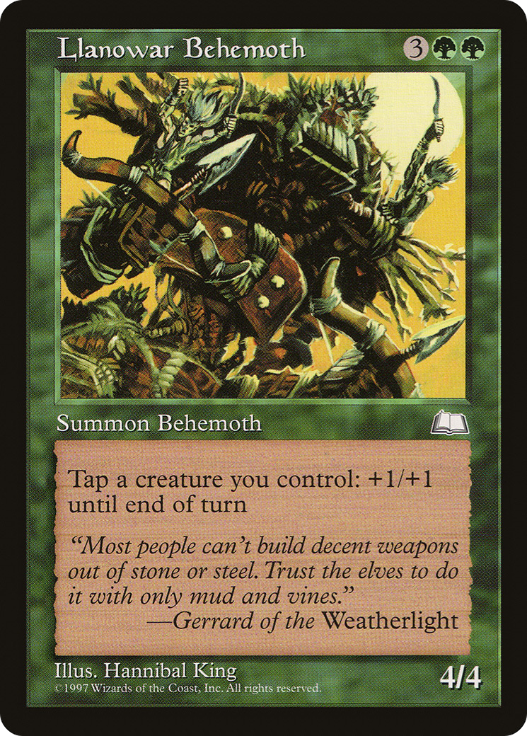 Béhémoth de Llanowar (WTH-132) - Weatherlight