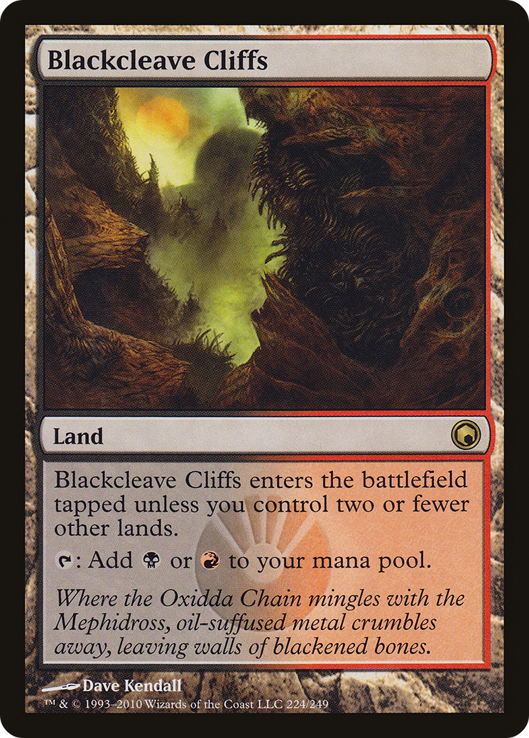Falaises de Blackcleave (SOM-224) - Les cicatrices de Mirrodin