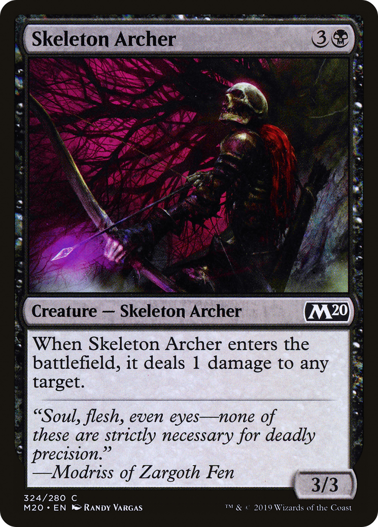Skeleton Archer (M20-324) - Core Set 2020