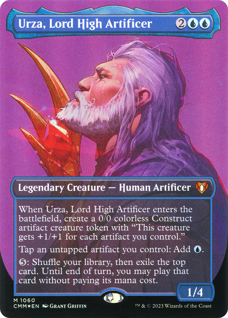 Urza, Seigneur Grand Artificier (CMM-1060) - Commander Masters (sans bordure) Foil