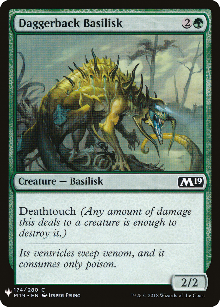 Daggerback Basilisk (LIST-174) - The List