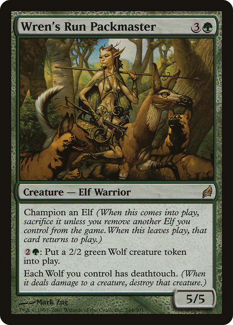 Wren's Run Packmaster (LRW-244) - Feuille de Lorwyn