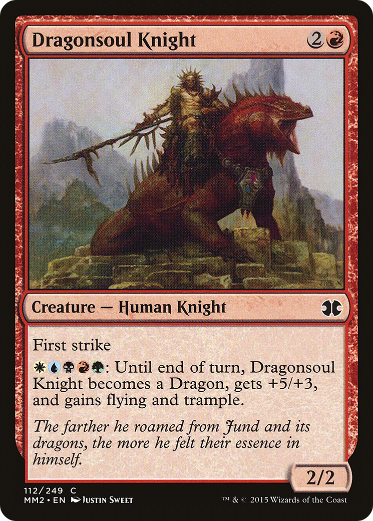 Dragonsoul Knight (MM2-112) - Modern Masters 2015 Foil