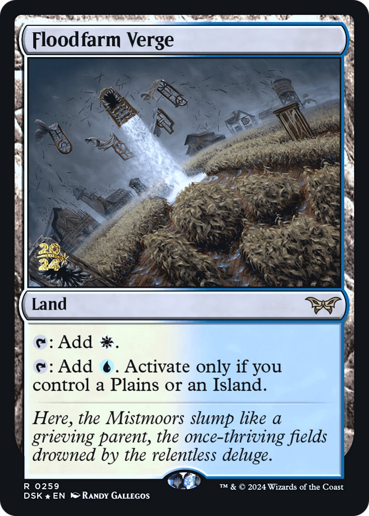 Floodfarm Verge (PDSK-259S) - Promotions Duskmourn : House of Horror