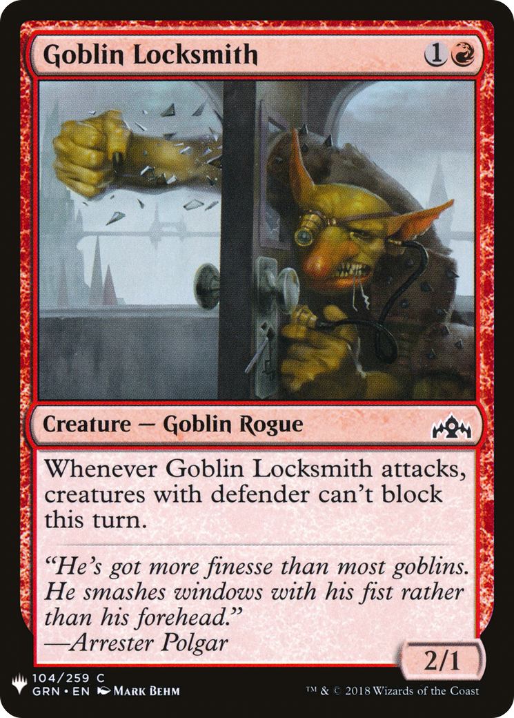 Goblin Locksmith (LIST-104) - The List