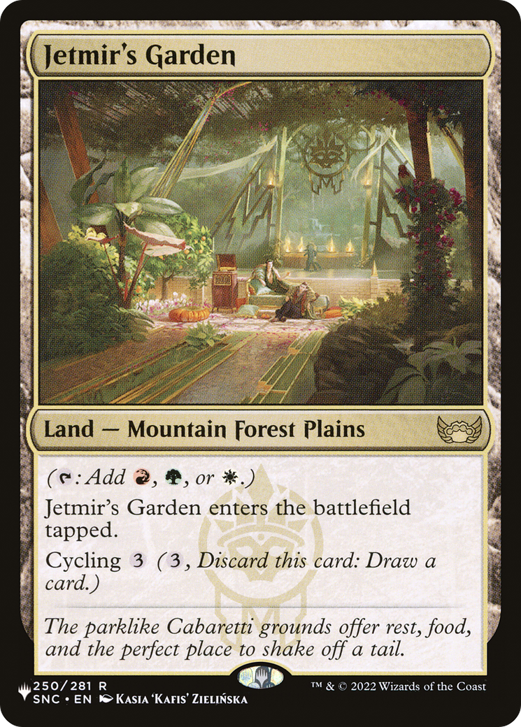 Jetmir's Garden (LIST-SNC-250) - The List