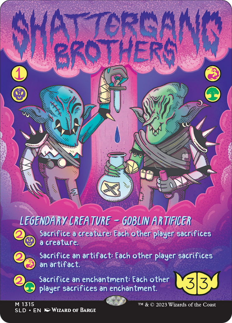 Shattergang Brothers (SLD-1315) - Secret Lair Drop (Borderless)