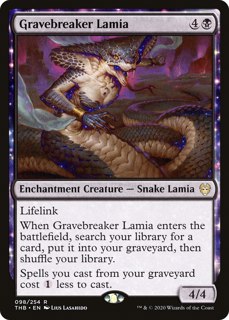 Lamia Briseur de Tombes (THB-098) - Theros Au-delà de la Mort : (enchantement) Foil