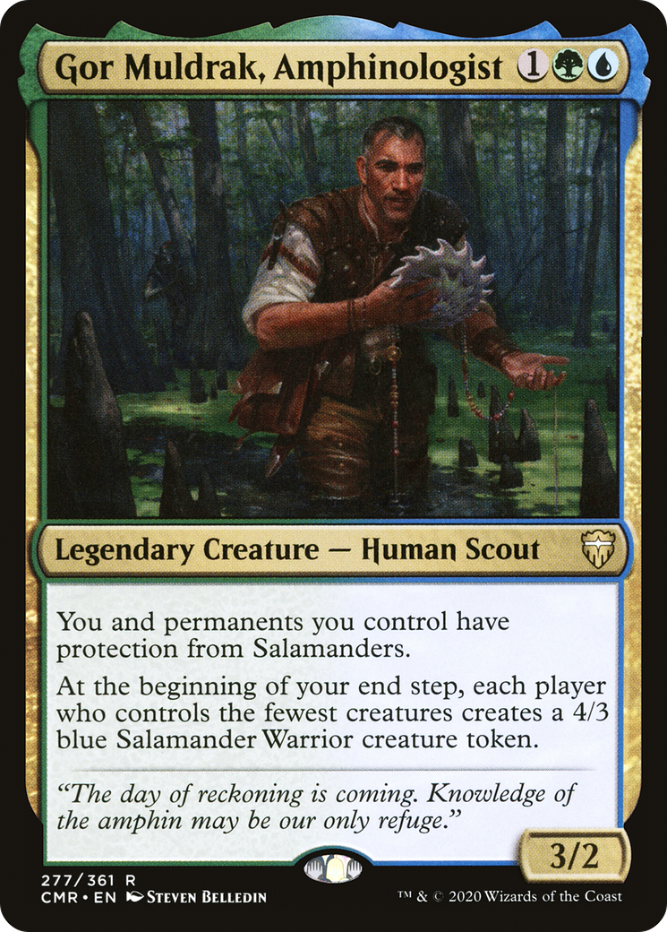 Gor Muldrak, Amphinologiste (CMR-277) - Commander Legends Foil