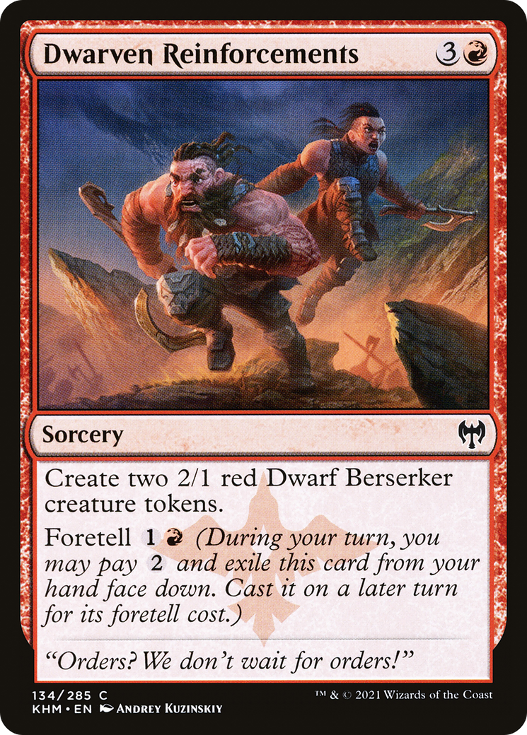 Renforts nains (KHM-134) - Kaldheim Foil