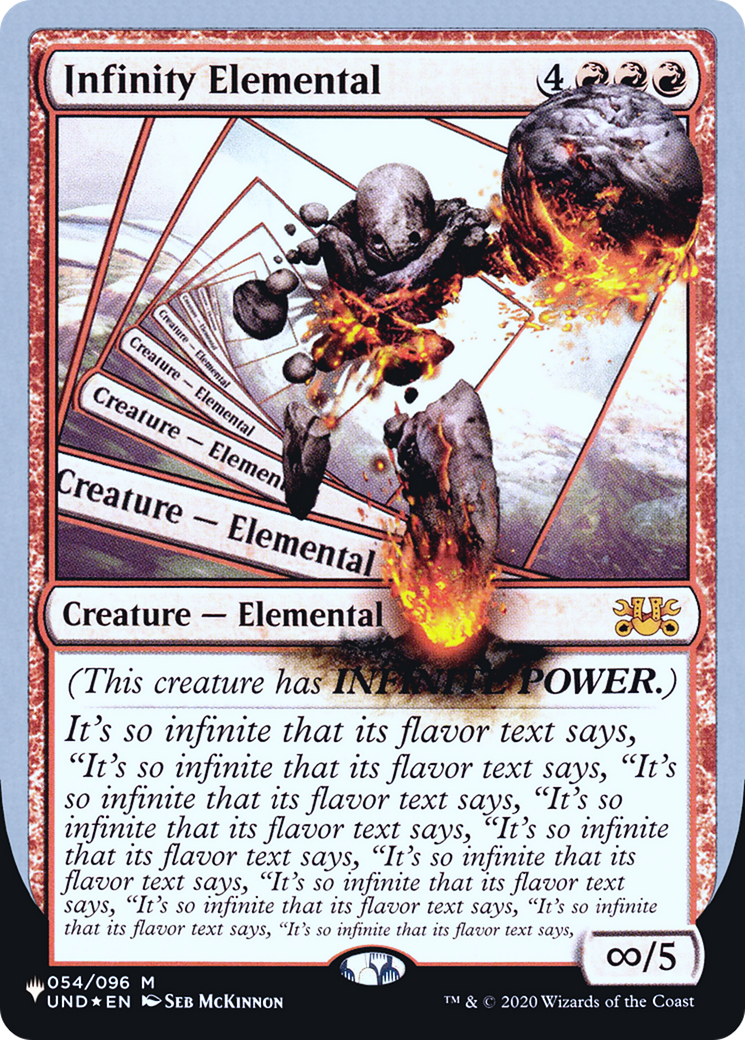 Infinity Elemental (ULST-029) - La Liste (Édition Foil Unfinity) Foil