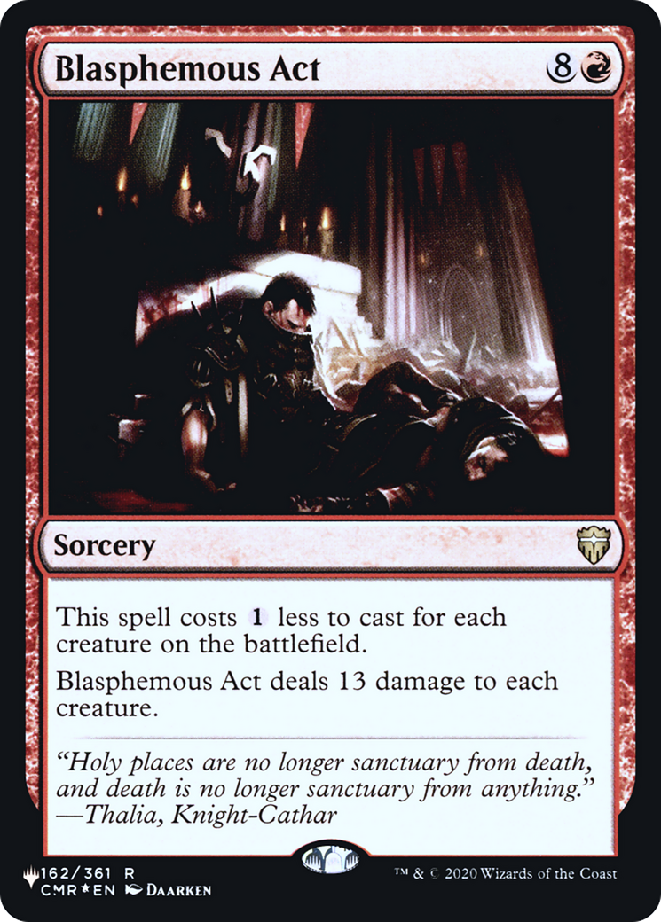 Blasphemous Act (LIST-162) - The List Foil