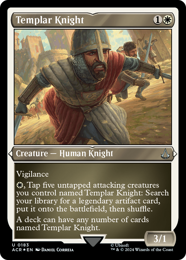 Templar Knight (ACR-183) - Assassin's Creed Etched Foil