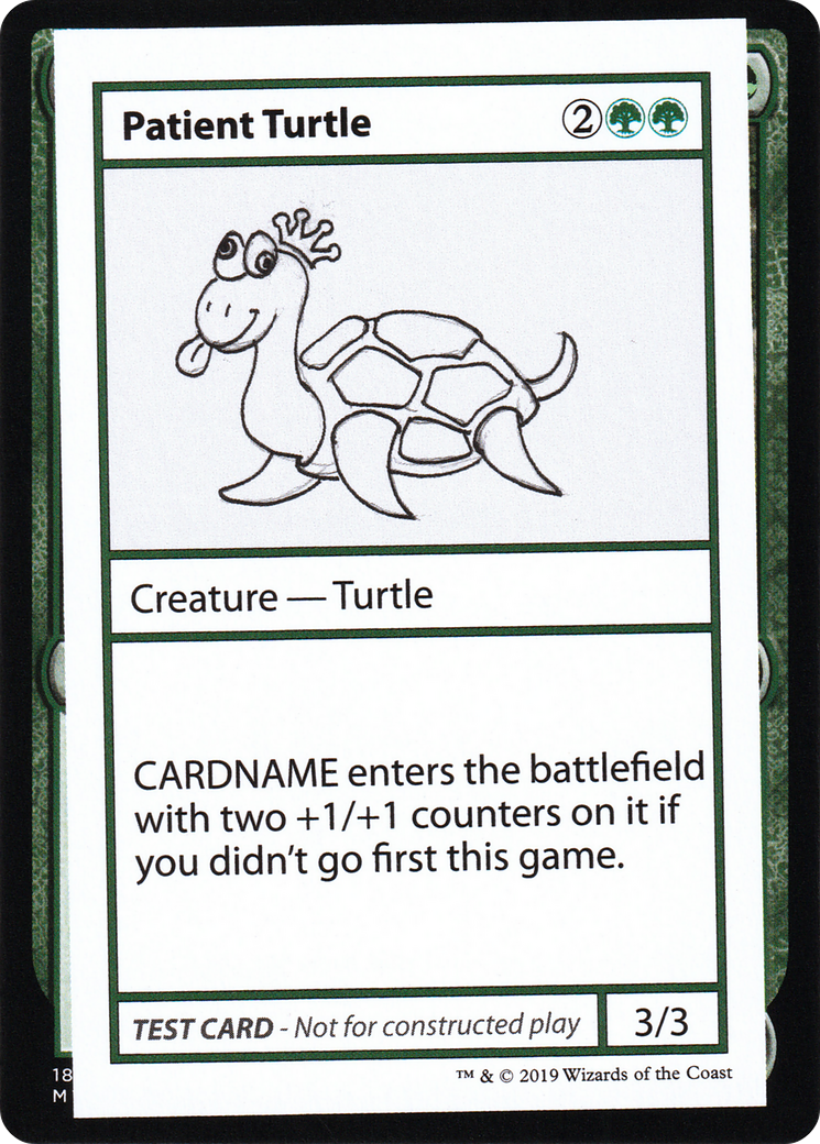 Tortue Patiente (CMB2-082) - Cartes de test Mystery Booster 2021