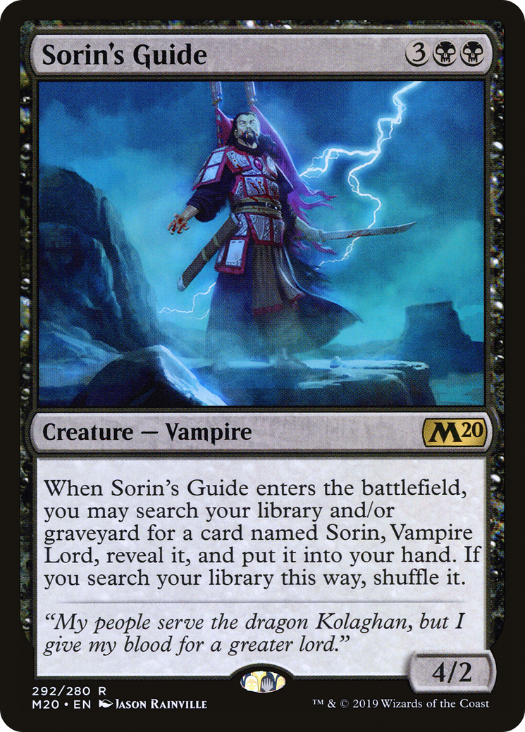 Sorin's Guide (M20-292) - Core Set 2020