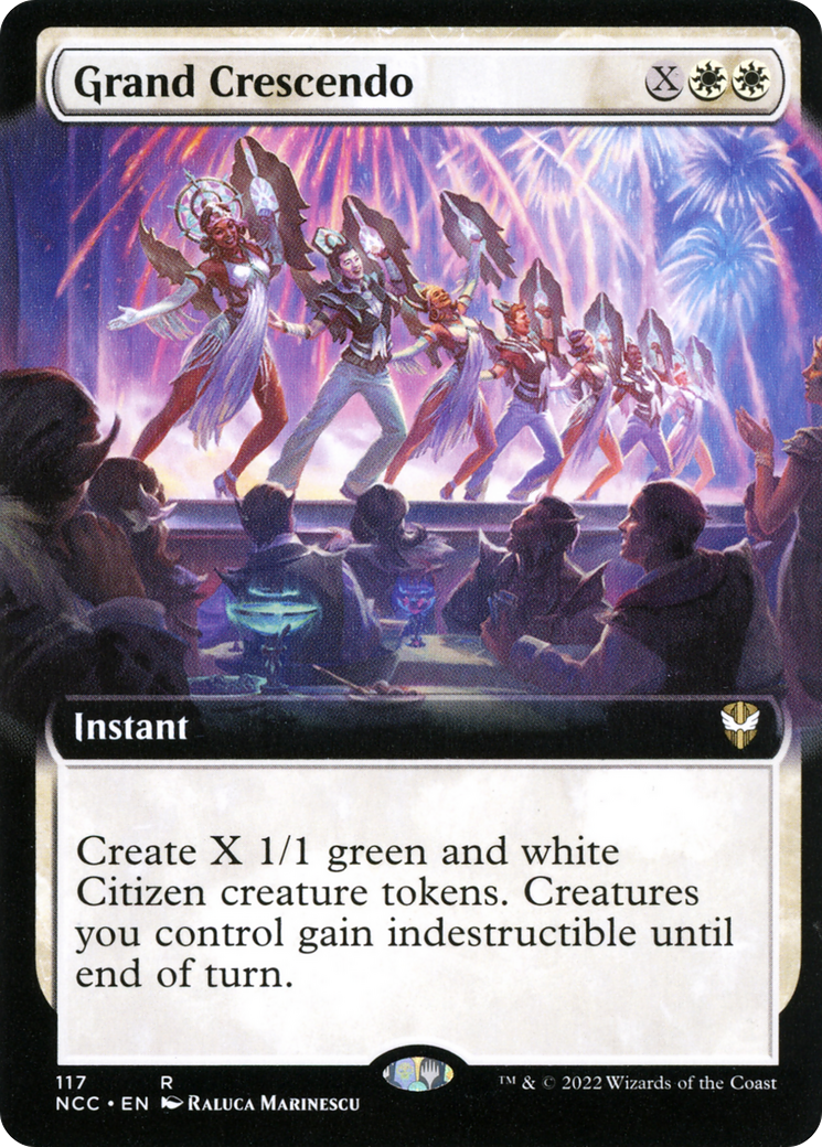 Grand Crescendo (Extended Art) (NCC-117) - New Capenna Commander: (Extended Art)