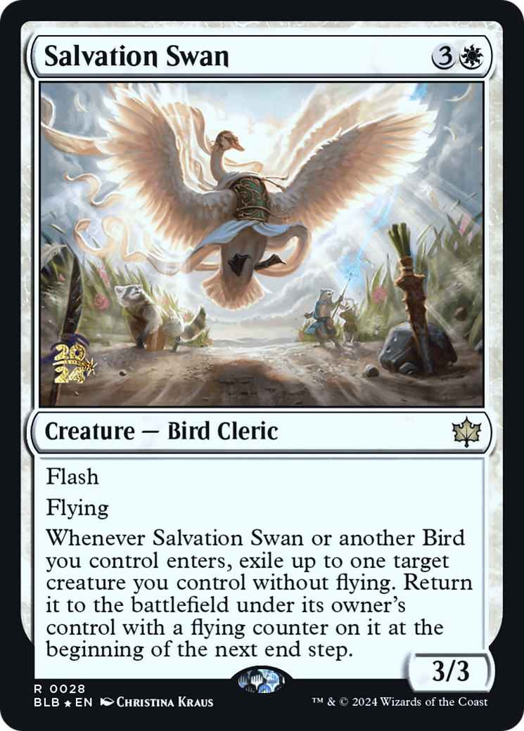 Cygne du Salut (PBLB-28S) - Bloomburrow Promos Foil