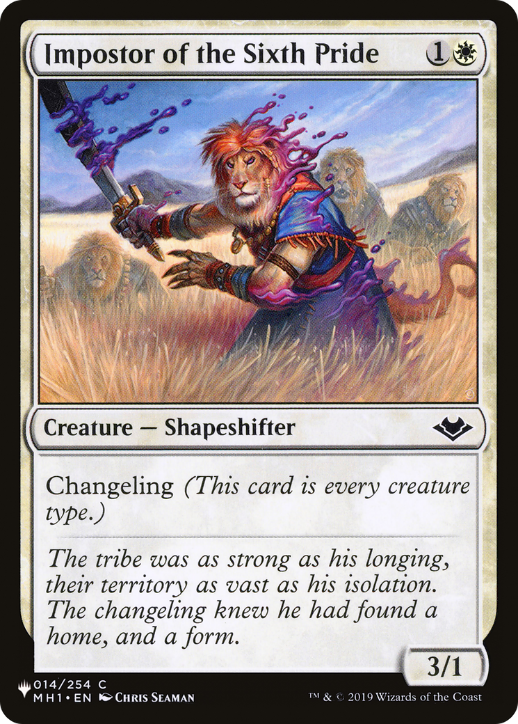 Impostor of the Sixth Pride (LIST-MH1-14) - The List