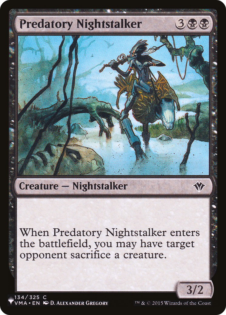Predatory Nightstalker (LIST-VMA-134) - The List