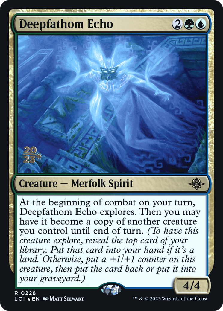 Deepfathom Echo (PLCI-228S) - Promotions pour Les Cavernes Perdues d'Ixalan