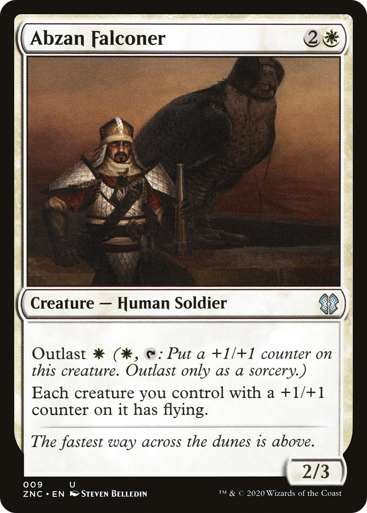 Abzan Falconer (ZNC-009) - Commandant de Zendikar Rising