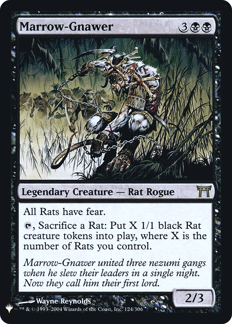 Marrow-Gnawer (PLST-CHK-124) - La liste des foils