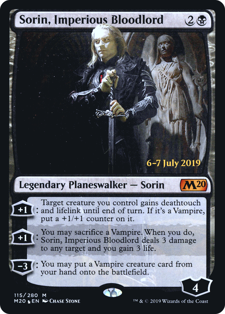 Sorin, Imperious Bloodlord (PRE-115S) - Core Set 2020 Promos Foil
