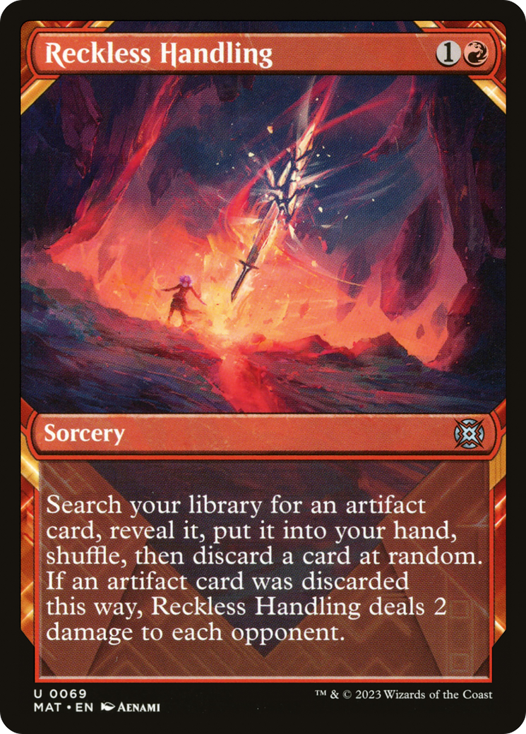 Reckless Handling (Showcase) (MAT-069) - March of the Machine: The Aftermath: (Showcase) Foil