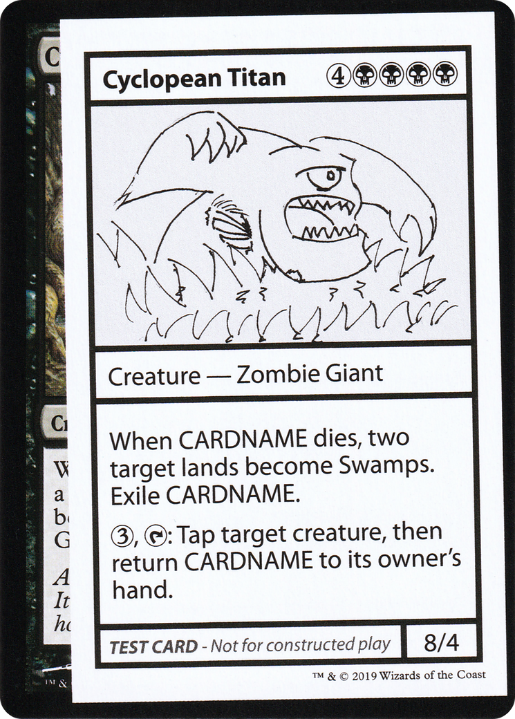 Titan Cyclopéen (CMB2-040) - Cartes de test Mystery Booster 2021