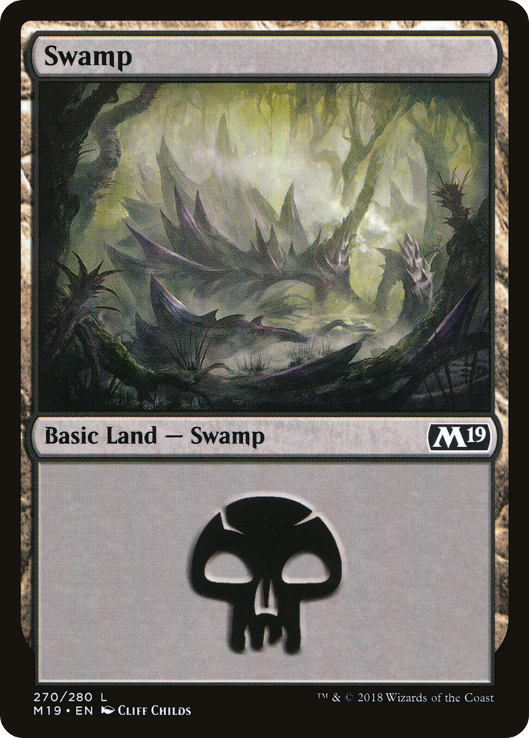 Swamp (270) (M19-270) - Core Set 2019 Foil