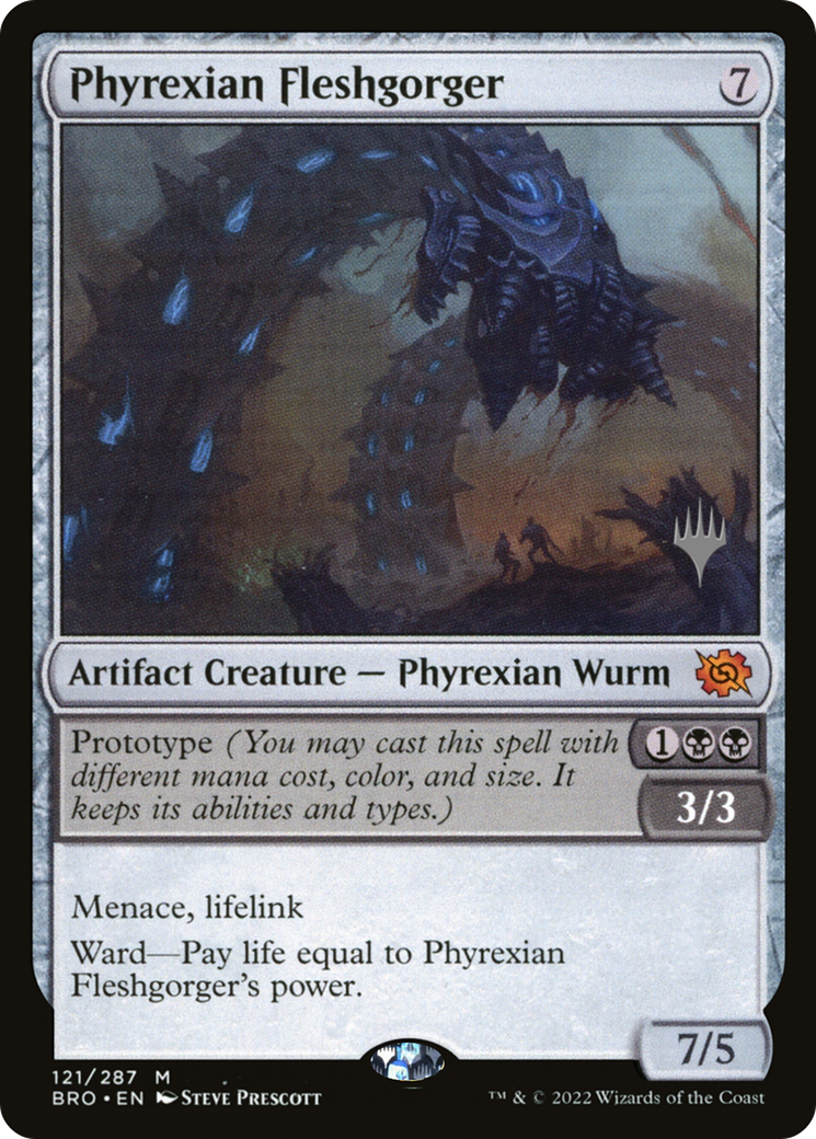 Phyrexian Fleshgorger (PBRO-121P) - Promotions The Brothers' War