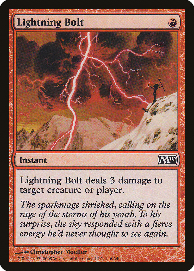 Lightning Bolt (M10-146) - Magic 2010 Foil