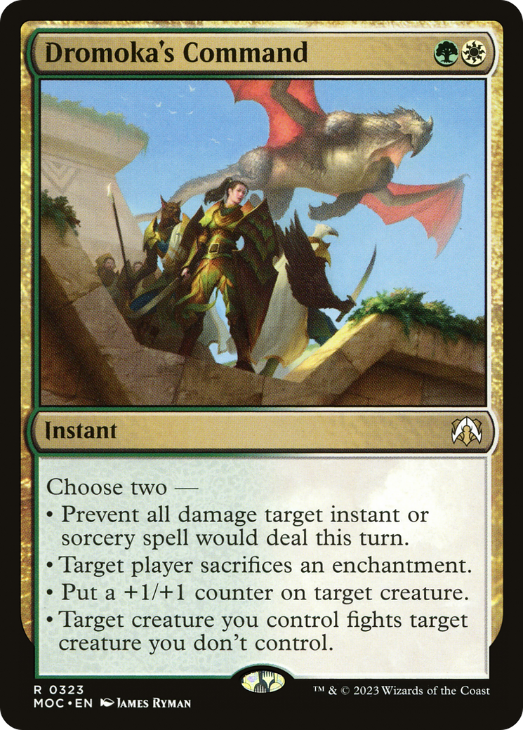 Dromoka's Command (MOC-323) - March of the Machine Commander