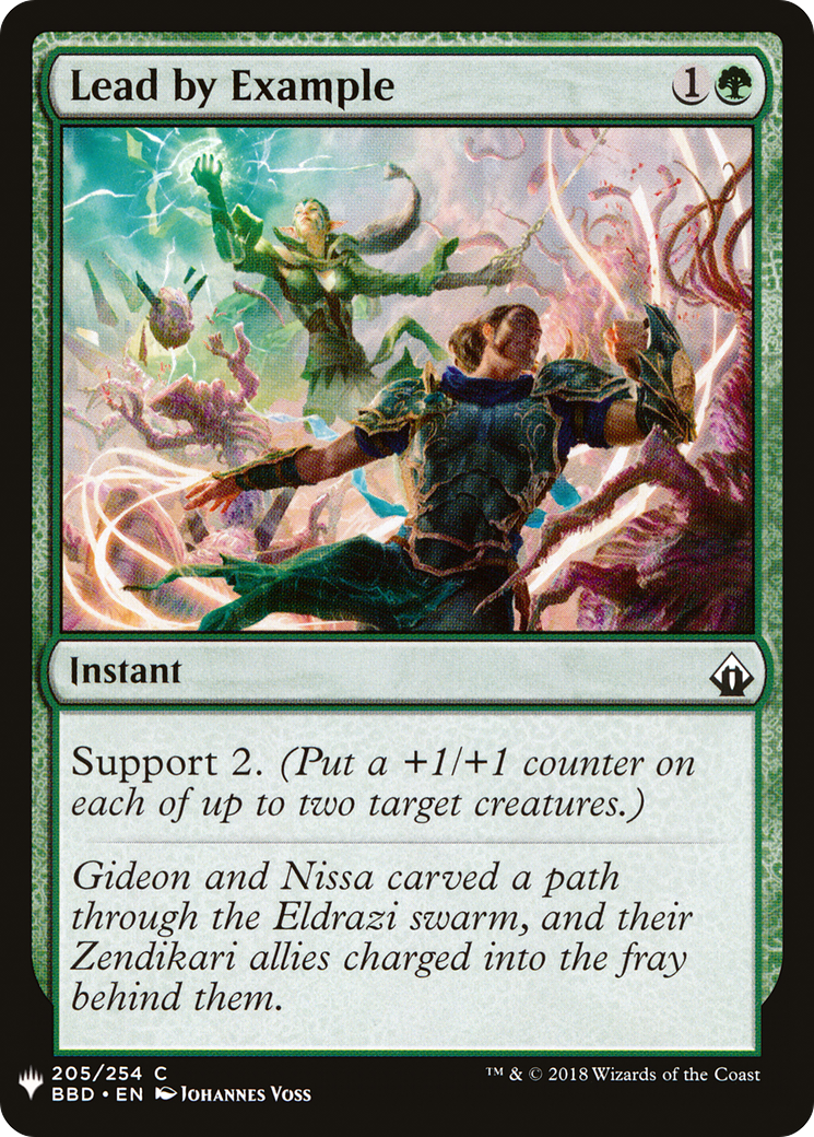 Lead by Example (LIST-BBD-205) - The List